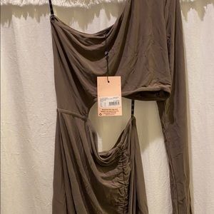 One Shoulder Cut Out Dress